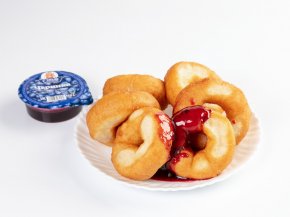 Пончики с черникой 6 штук